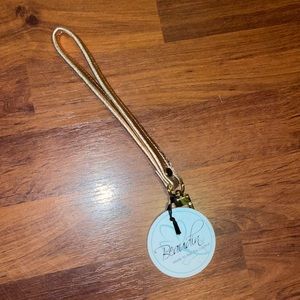 Rose gold keychain